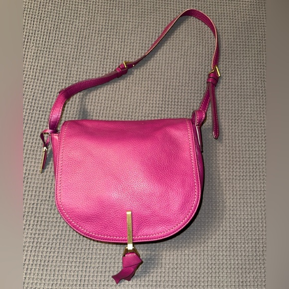 Vera Bradley Carson Hobo bag, genuine leather, medium size berry color - Picture 1 of 5